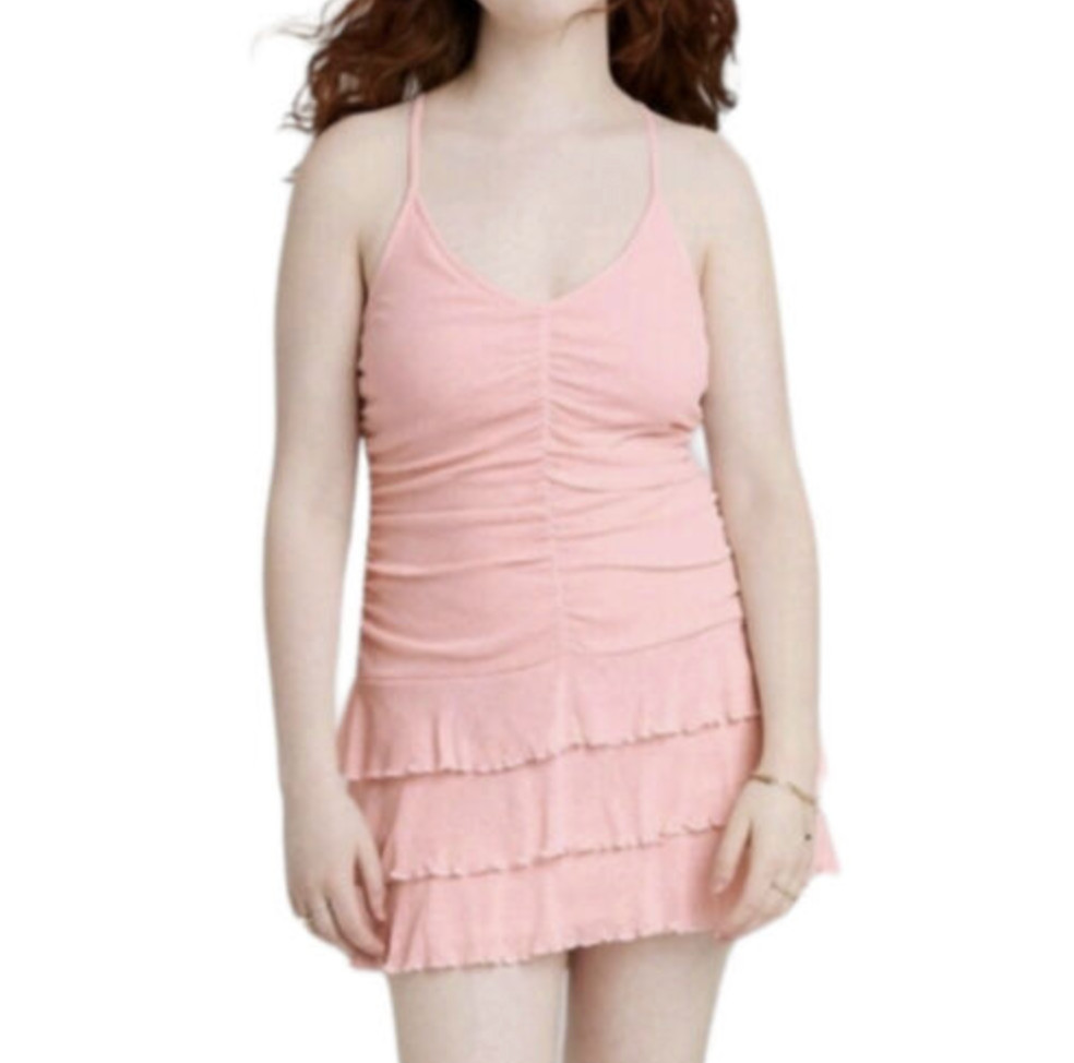 Women’s Sleeveless Ruched Front Tiered Dress – Wild Fable, CHOOSE SIZE & COLOR