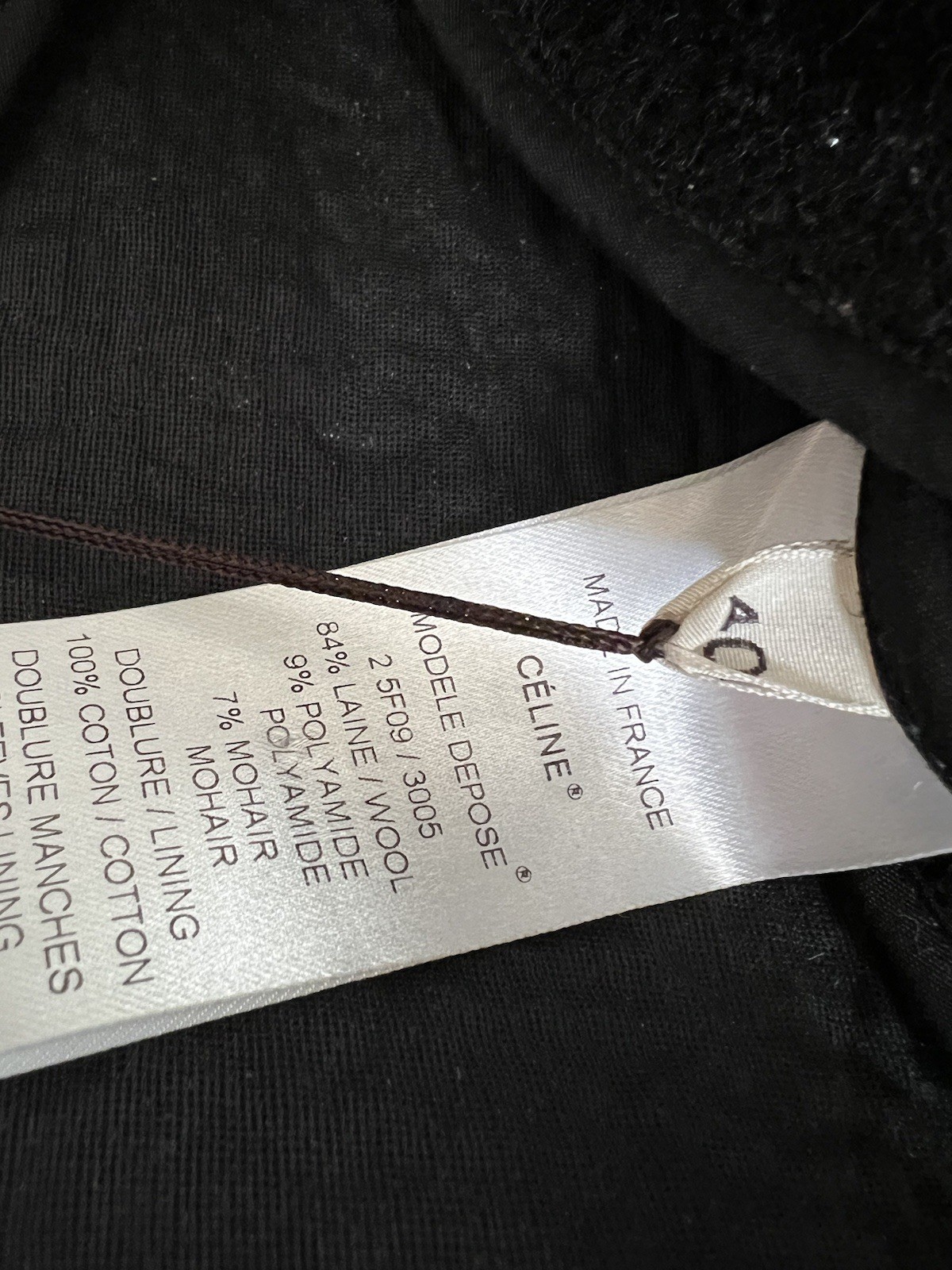 Gorgeous Vintage Celine Jacket  Peacoat by Phoebe Philo Size FR 40
