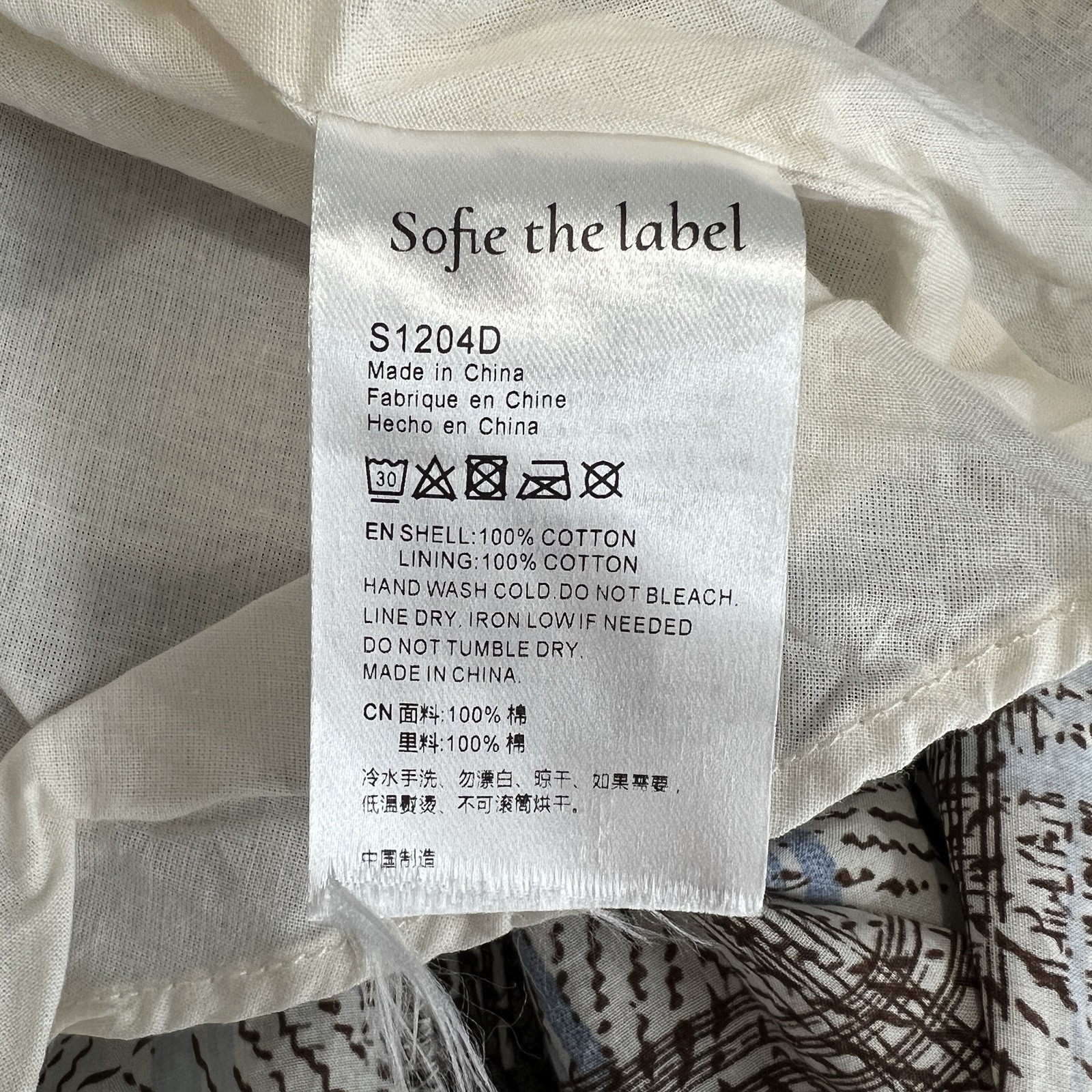 Sofie the Label Maxi Dress Size Large Belted Tie Waist Criss Cross Straps Zip Up