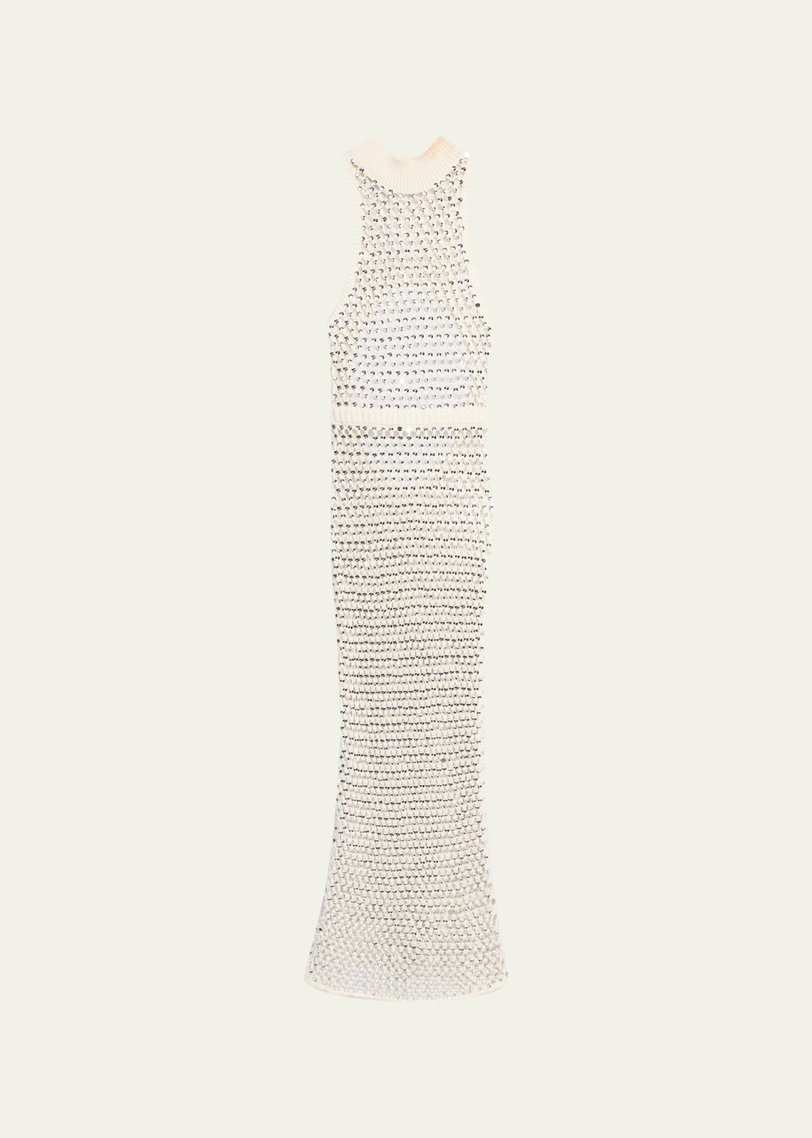 Diotima Rye Crystal Maxi Dress in Ivory Size 1 (XS/S) $1795 Retail