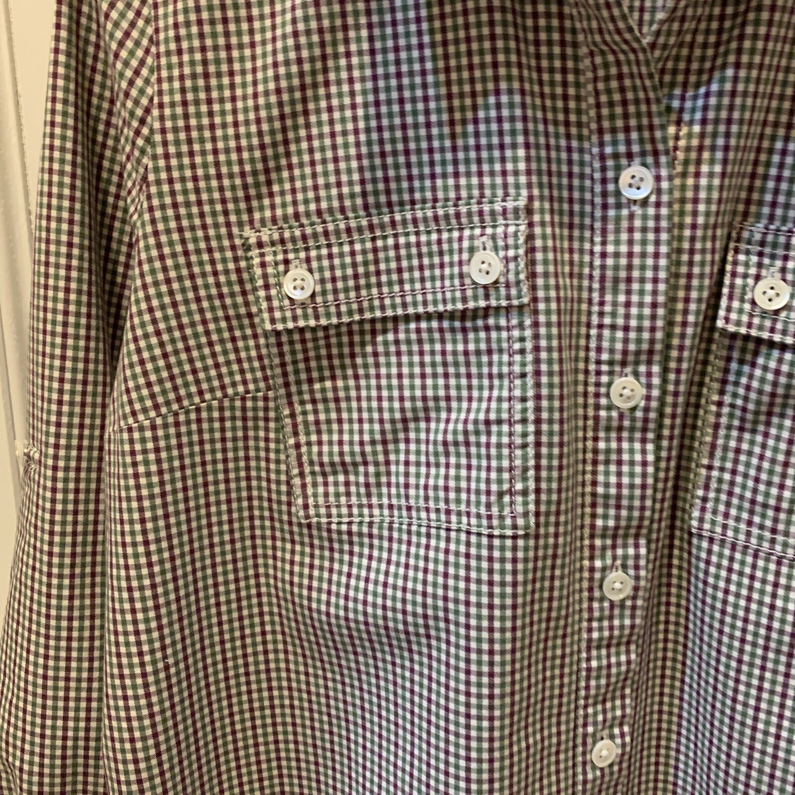Lands’ End Canvas Button Up Shirt Dress, Size 10