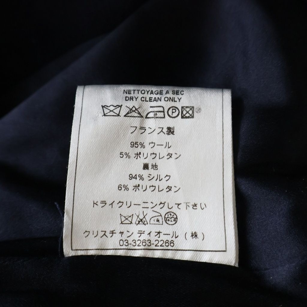 Archive Christian Dior 2004 John Galliano Multi Zip Navy Dress FR 38 Rare