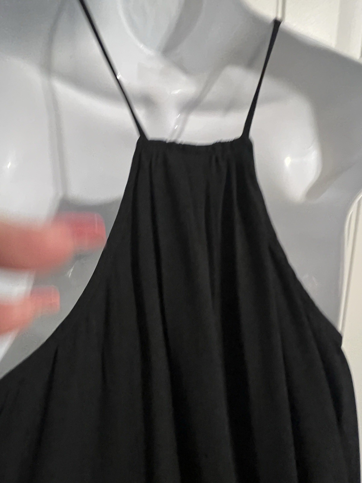 Gianni Bini NEW Short Black Dress w/Sheer Maxi Overlay. High Side Slits. Size S