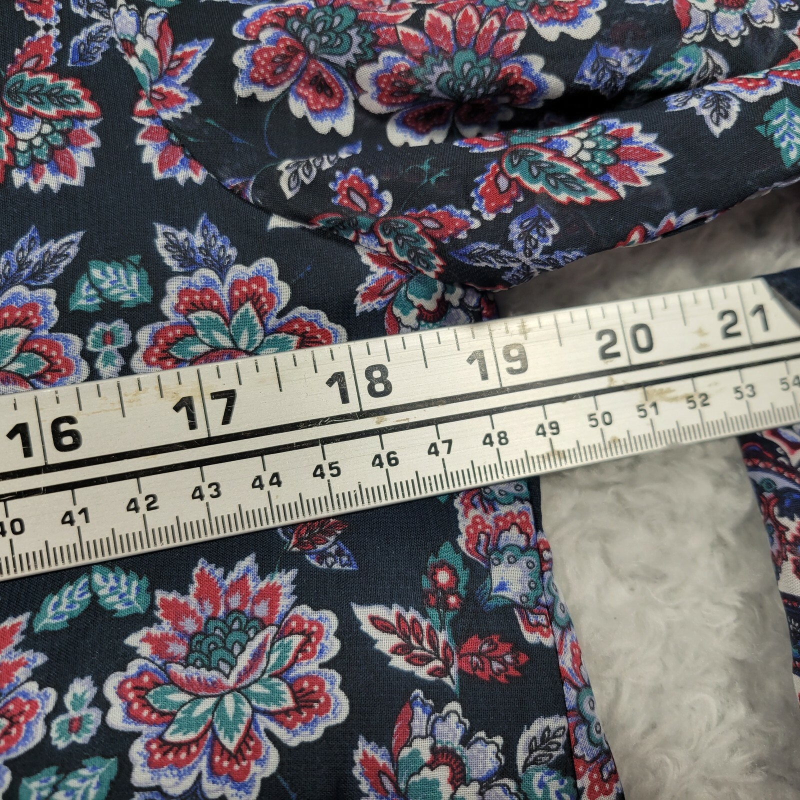 Blue Rain Dress Womens Medium Blue Green Floral Boho Chiffon Lined