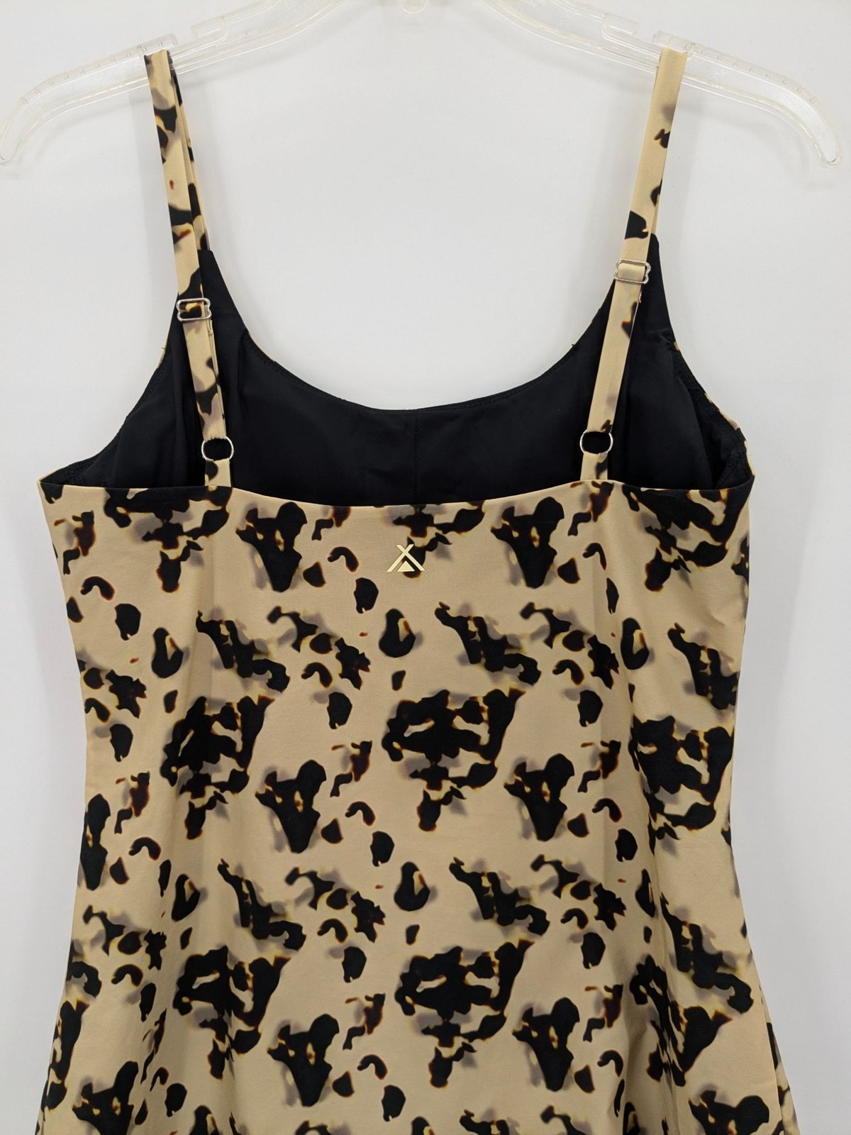 Leopard Print Athletic Mini Dress Built In Shorts Tennis Golf Activewear Small