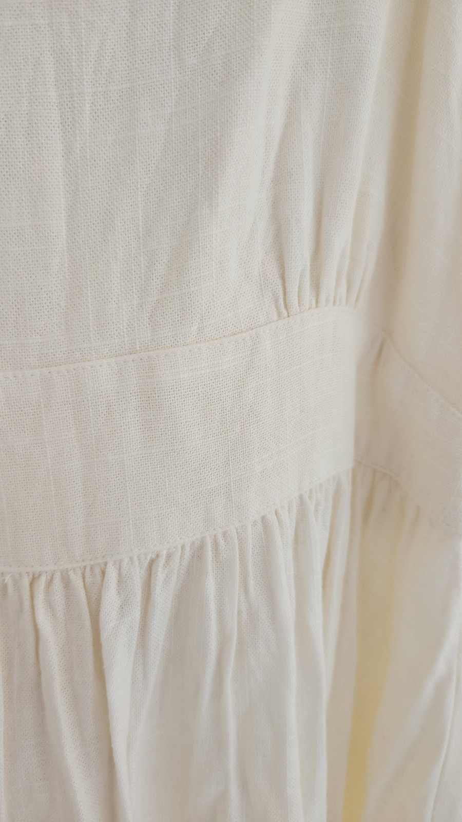 Spell & The Gypsy Lisa Danielle ~ Darling Frill Sleeve Dress White L Fit M 12