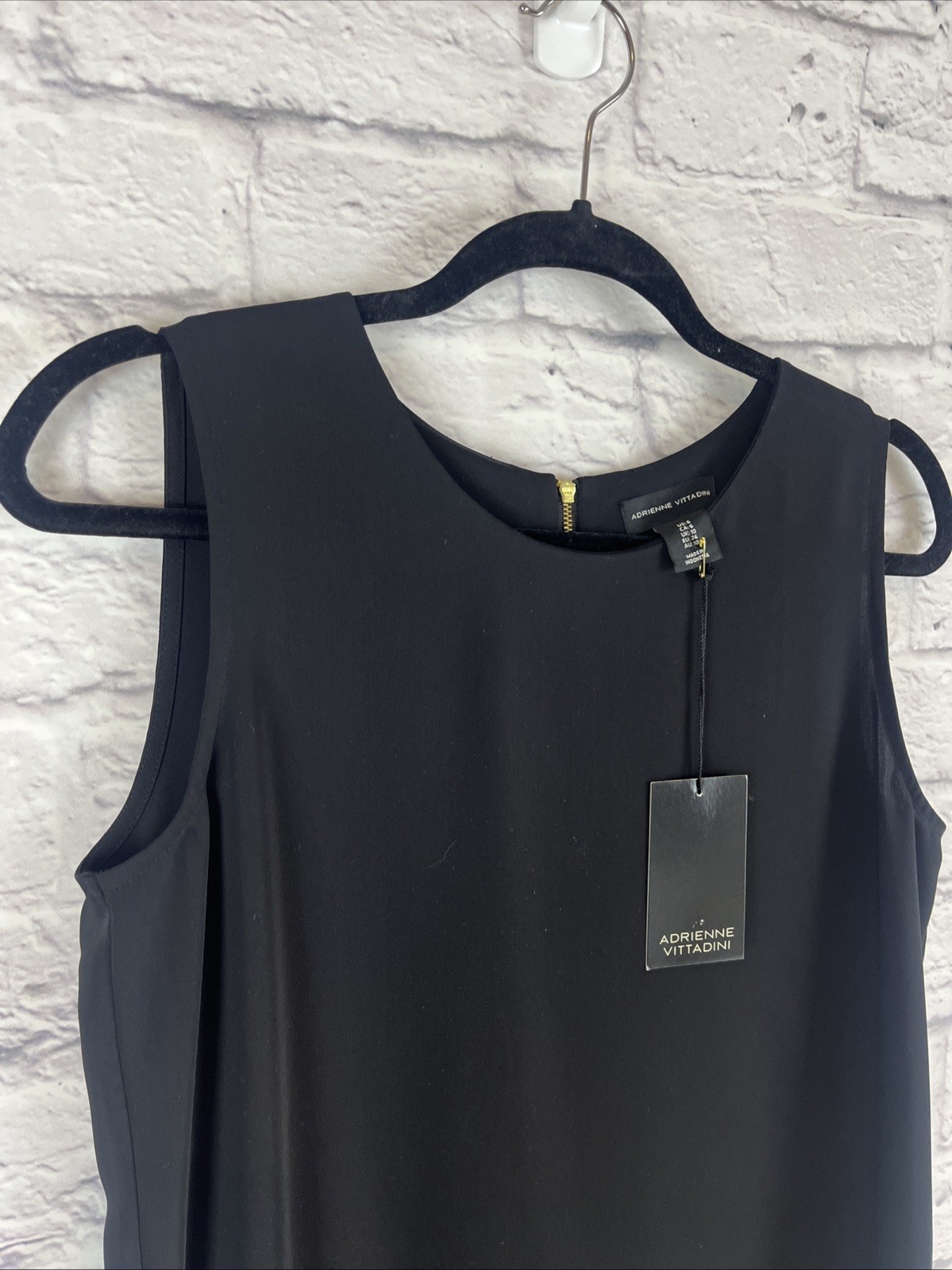 Adrienne Vittadini NWT Classic Elegant Capsule Wardrobe Black Sheath Dress 6