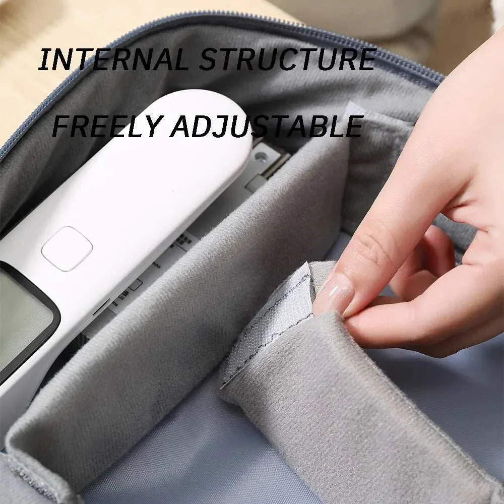 Portable Digital Storage Bag USB Gadget Waterproof Cable Organizer Pouch