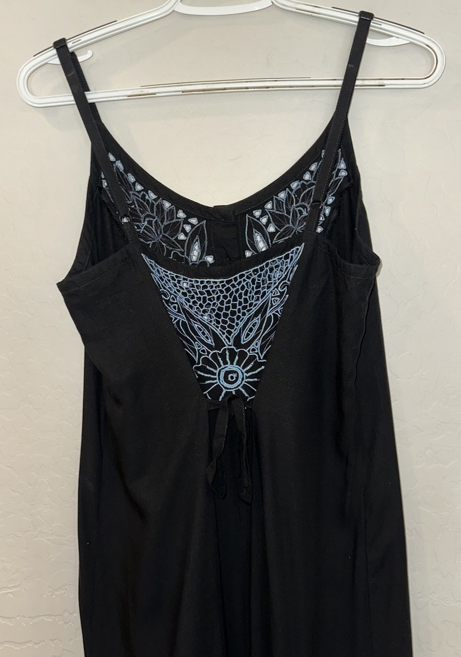 Y2K Button Down Embroidered Lace Bohemian Dress 90’s Western