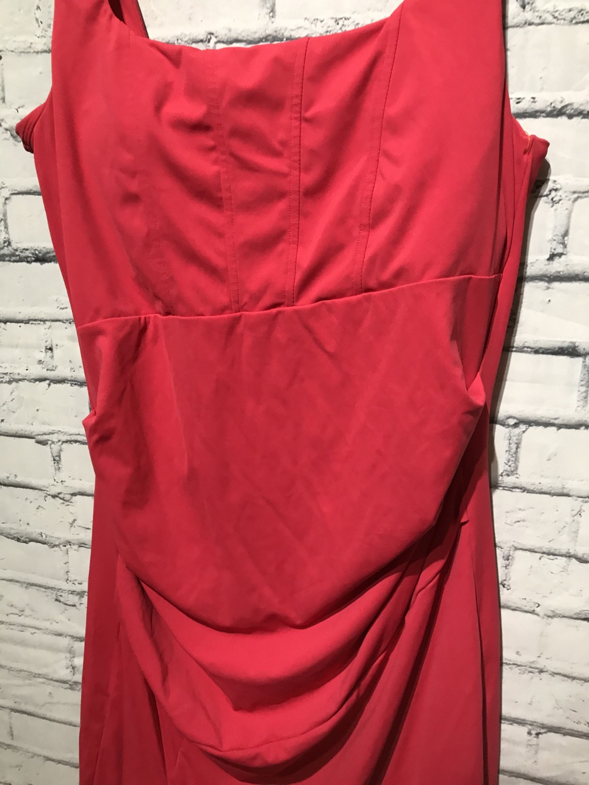 Halara, Women L, Red Sleeveless Stretch Active Athletic Bodycon Inner Bra Dress