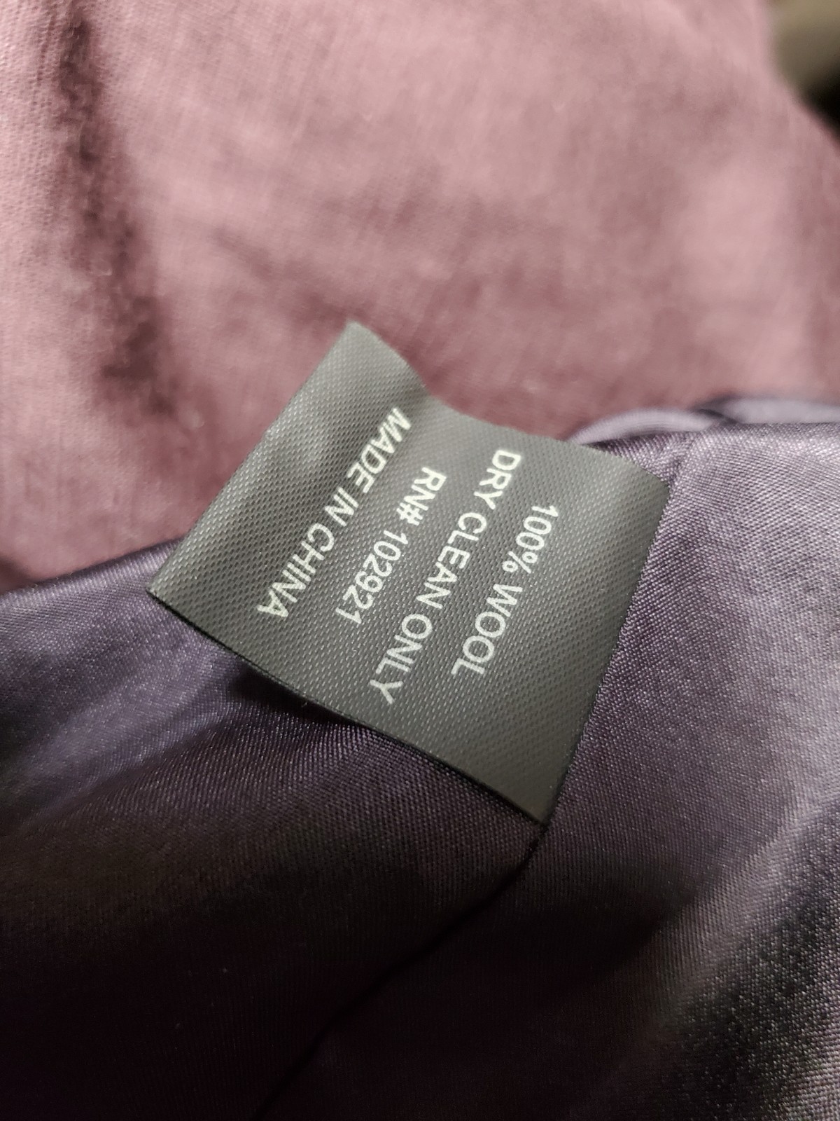 Development by Erica Davies 100% Soft Wool Dark Purple Dress S -M sheer Top
