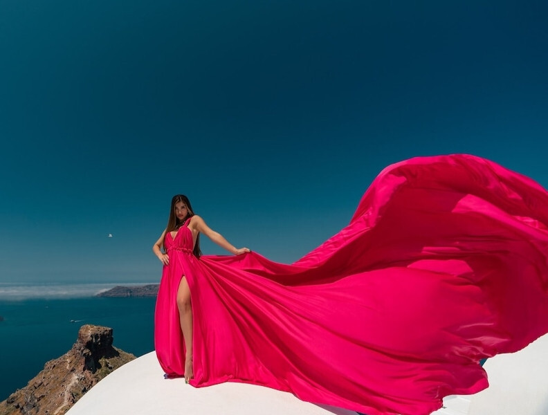 Long Flying Dress | Flying Dress for Photoshoot| Long Train Dress | Photoshoot