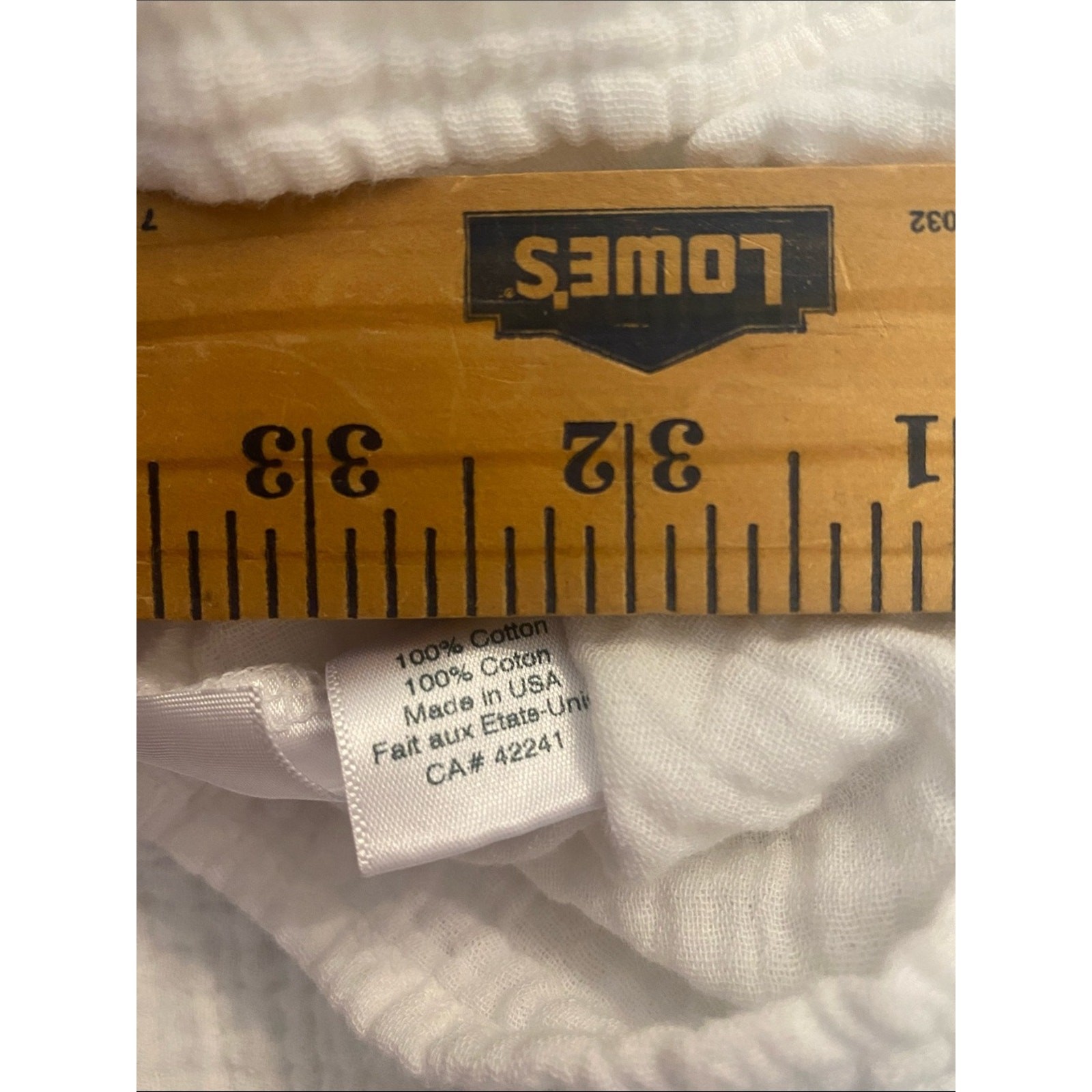 Stark X Square Neck Gauzy Cotton Puff Slv Dress White XS