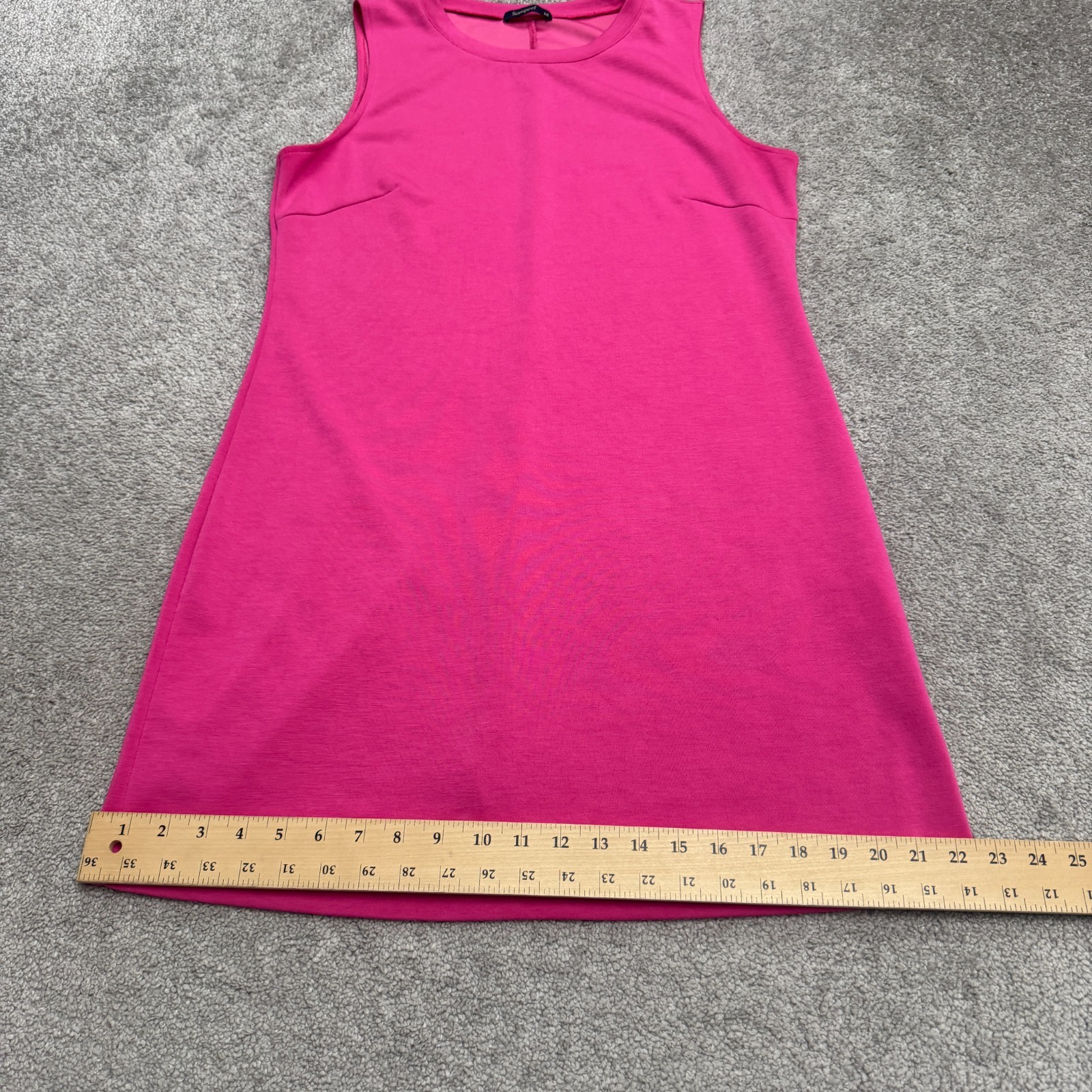 Sampeel Sleeveless Shift Tank Mini Dress Women Medium Pink Casual Stretch Summer