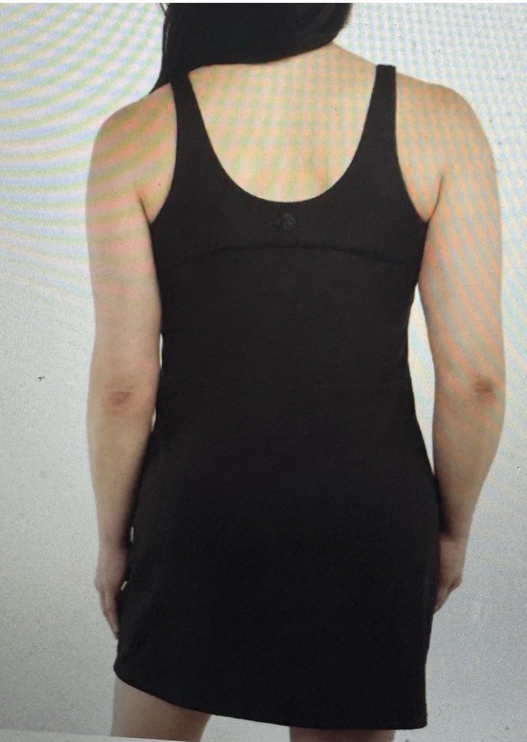Elle Sport Dress Self Bra With Inner Shorts Back Opening Versatile Silhouette