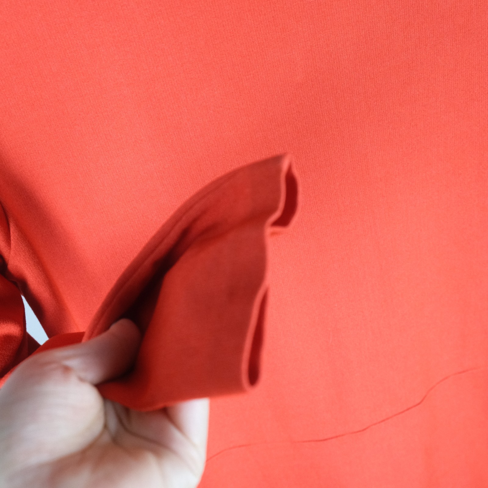 Filippa K Red Stretch Jersey Classic Corporate Christi Midsleeve Dress Size M
