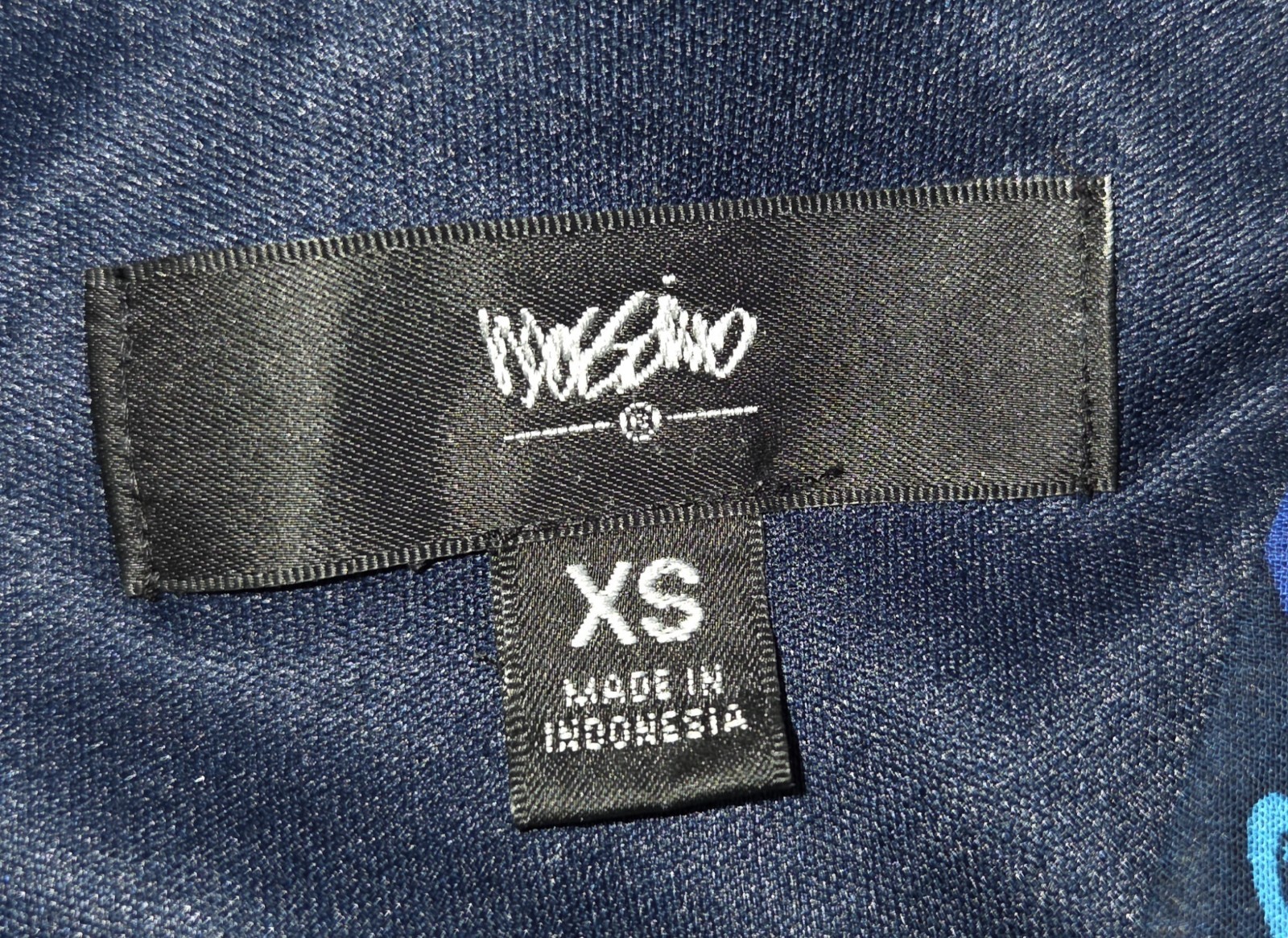 MOSSIMO Women’s Navy Blue Sheer Maxi Dress Sleeveless High Waist V-Neck Size XS