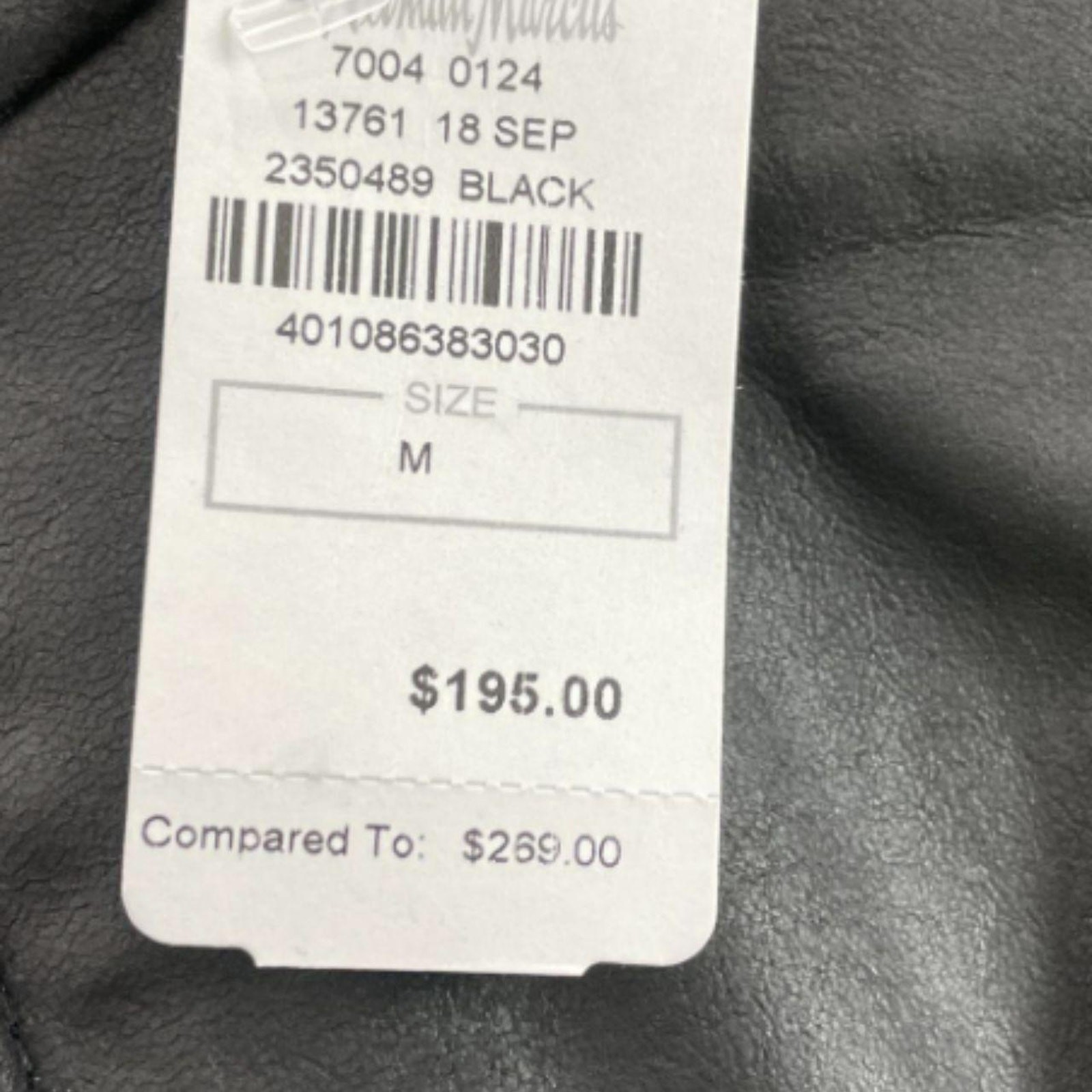 NWT My Tribe Mini Dress, Black Leather Shell, Stretch, Keyhole Round Neckline