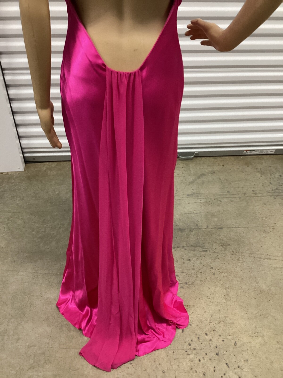 Betsy & Adam Pink Gown Rhinestone Size 12