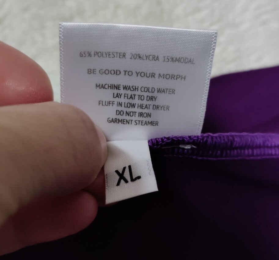 • Morph Clothing Solid Rich Plum Modal Capsule Versatile Dress Women’s Size XL