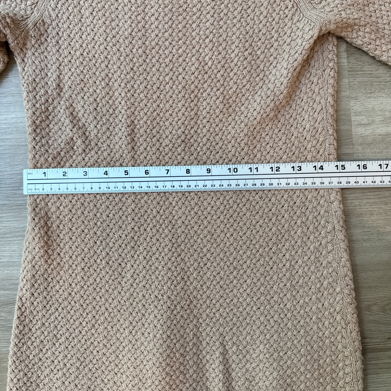 Ann Taylor LOFT Sweater Dress Petite Small Tan Camel Hair Blend