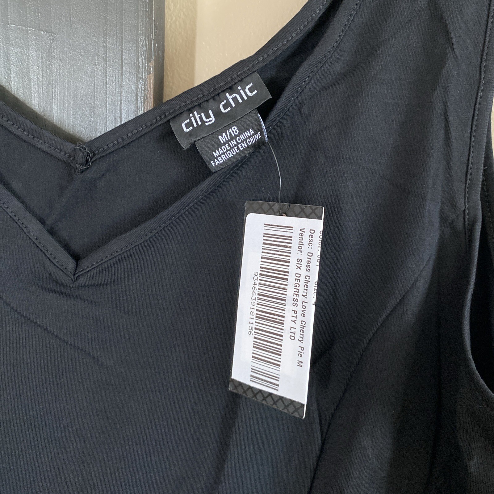 City Chic Trendy Plus Size Cherry Love Dress Size Medium (18)
