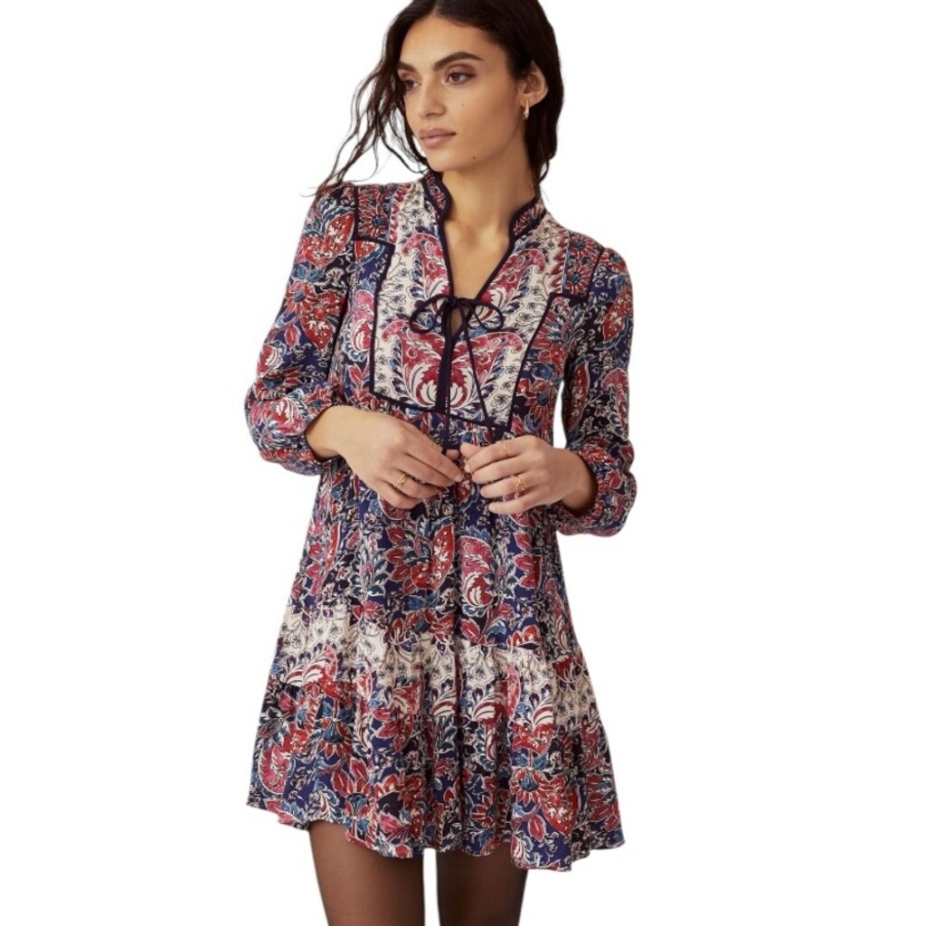 Anthropologie Spliced Tunic Dress S