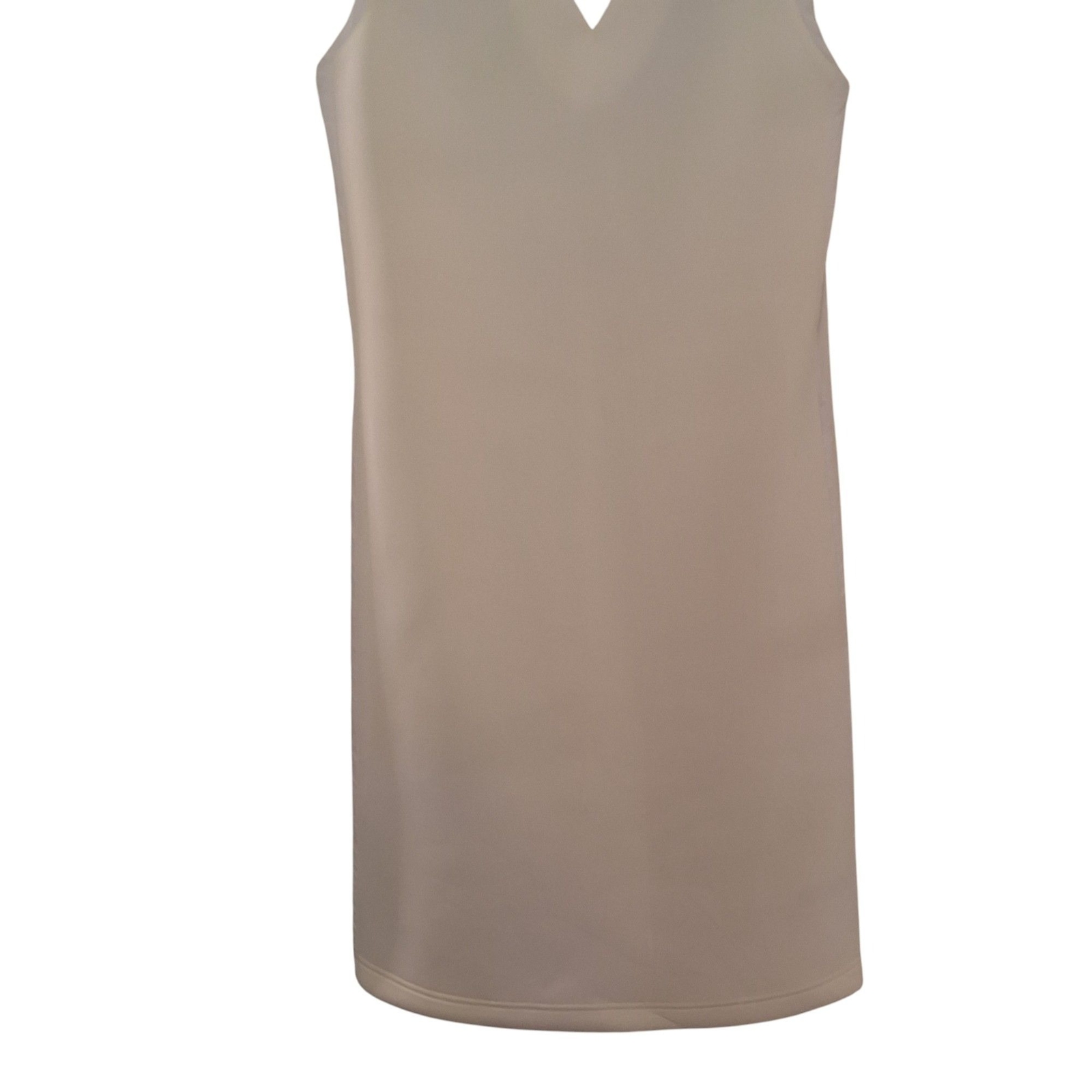 Opening Ceremony Sleeveless Contrast Midi Dress White With Black Chest Accent S
