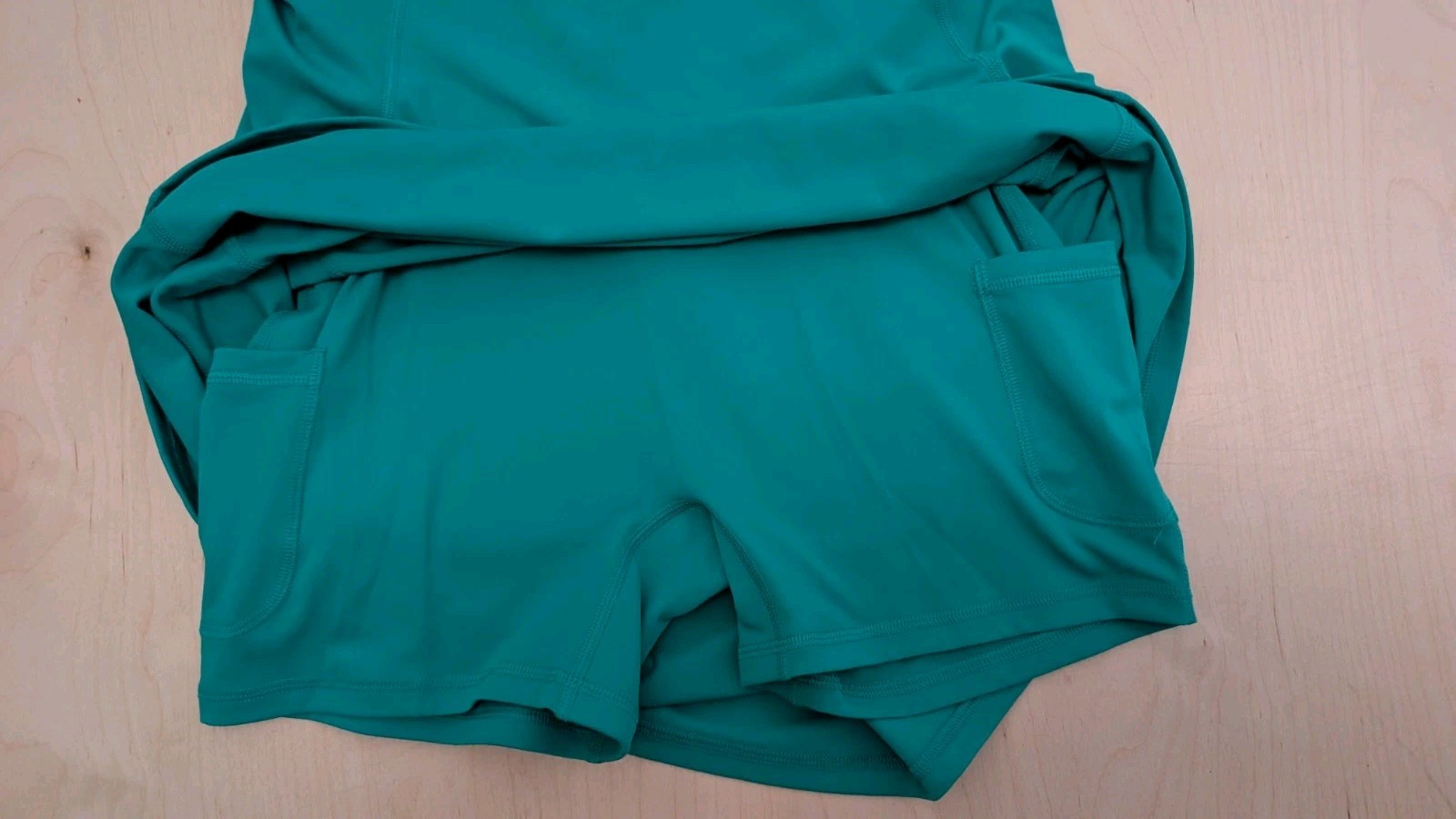 90 Degree by Reflex Courtside Utility Bra Dress Green Athletic Tennis Dress Sz L