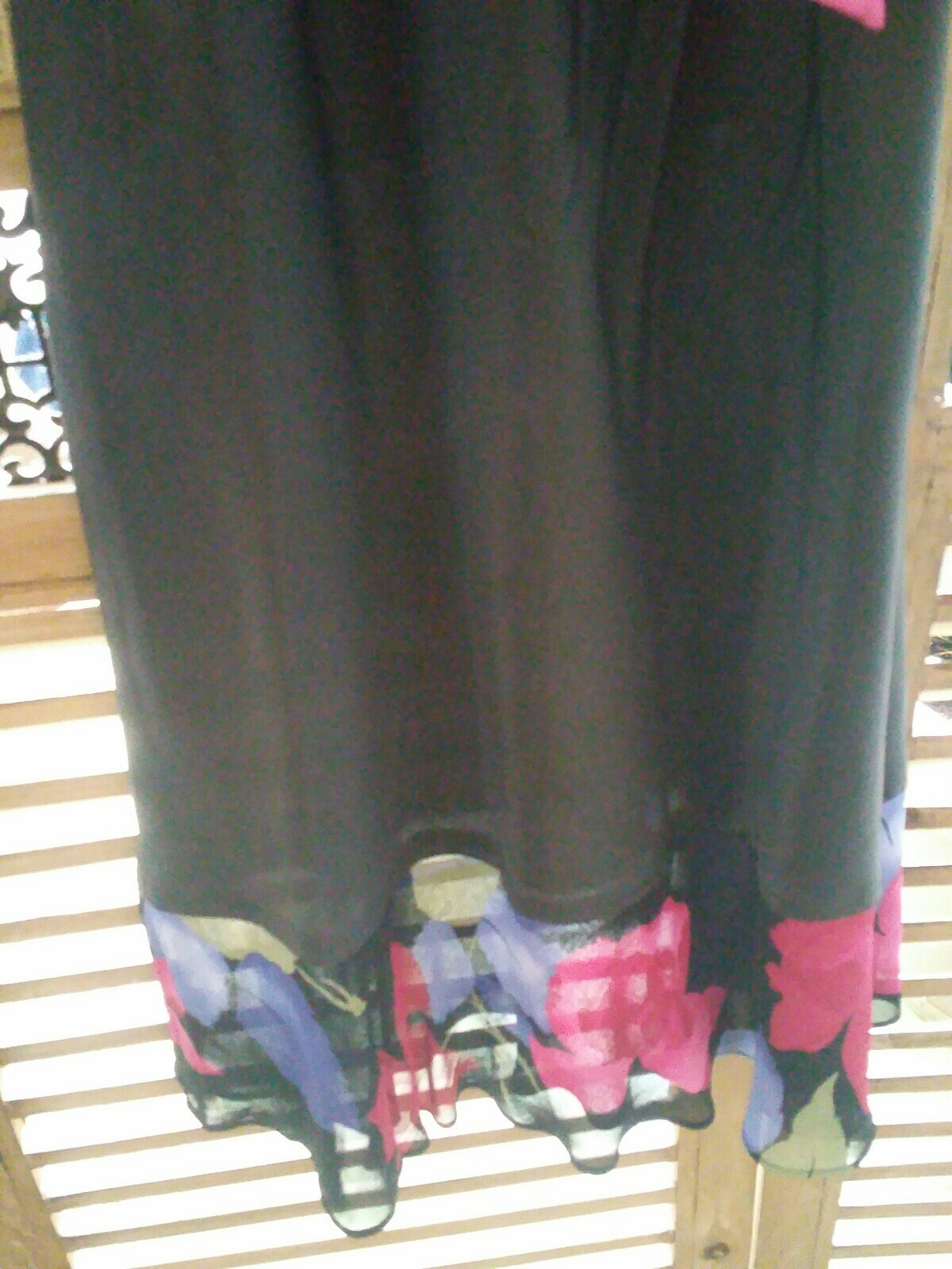 EVAN-PICONE Black & multicolor Floral Sleeveless, V-Neck, Slip Cocktail Dress 4