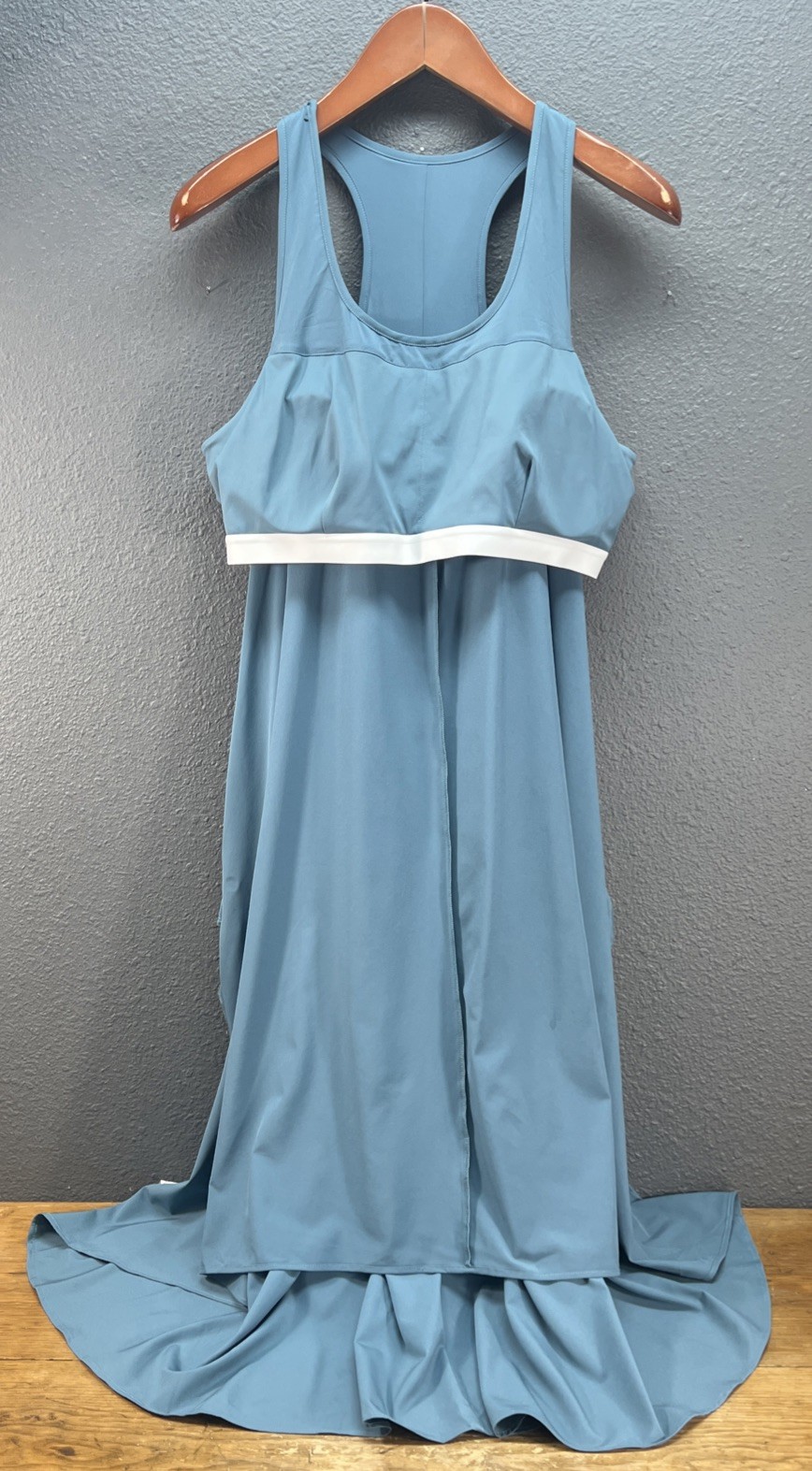 Halara Breezeful Backless Racerback Side Pocket High Low Flowy Midi Quick Dry 1X