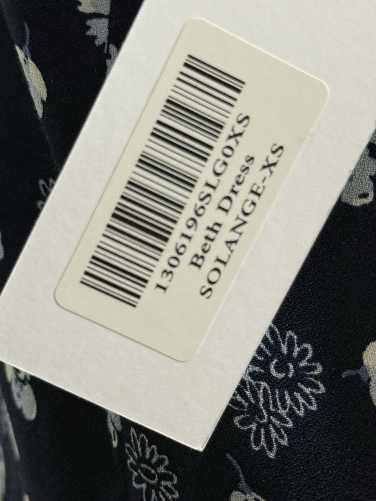 Reformation Beth Dress Blue Floral Mini Keyhole Button Back Shift XS Moody