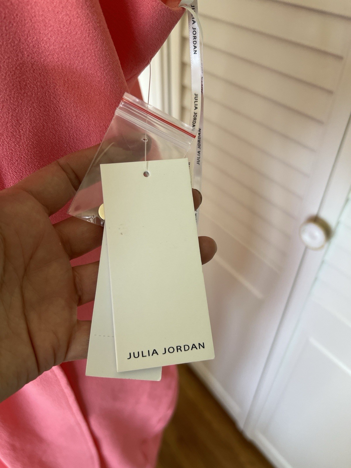Julia Jordan Midi Dress, Knot-Neck, Tulip-Hem, Size 14 *NWT*