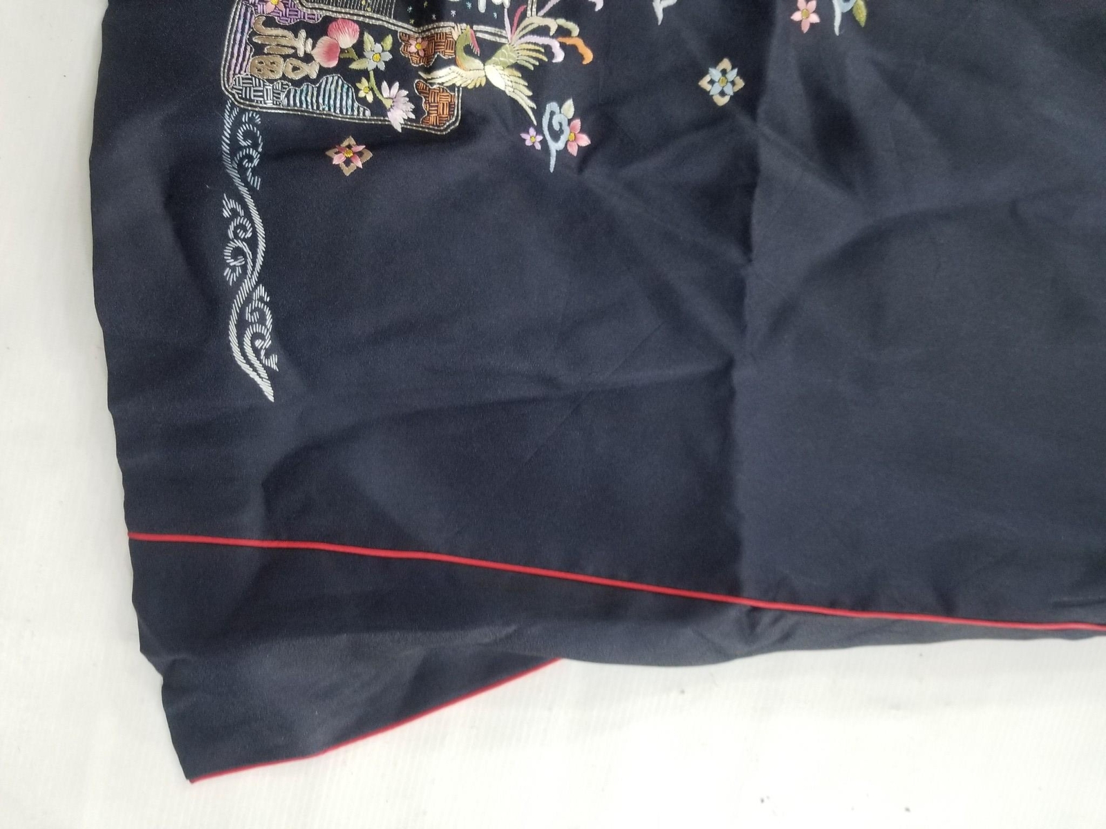 Vintage Traditional Korean Silk Brocade Embroidered Hanbok Jacket