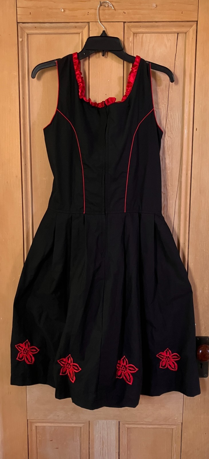 Gaudi Leathers Womens Oktoberfest German Lace Up Dress Size XL (44) Black SP EXC