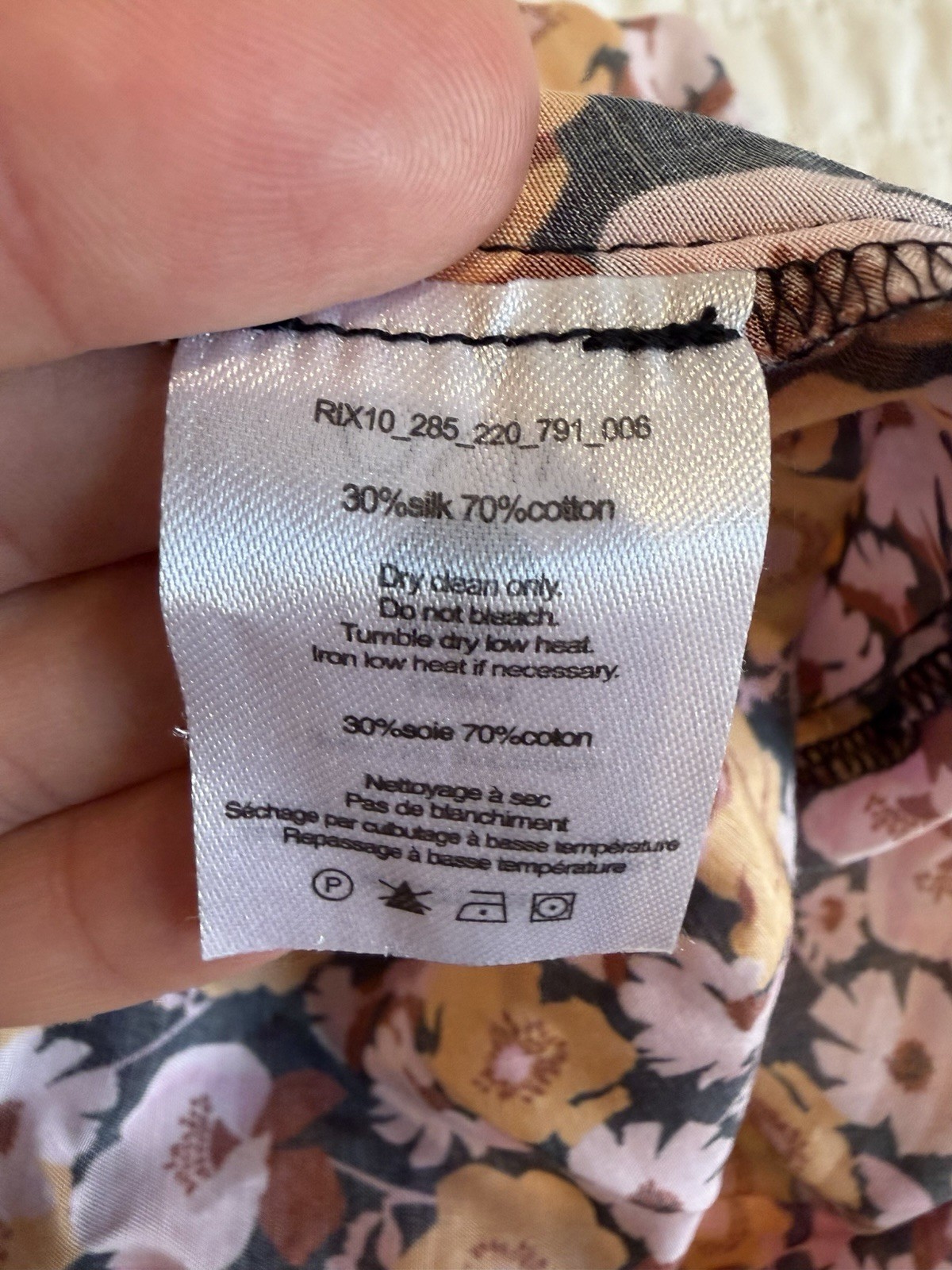 Rixo Floral Silk Blend Maxi Dress Size XXS/US 2