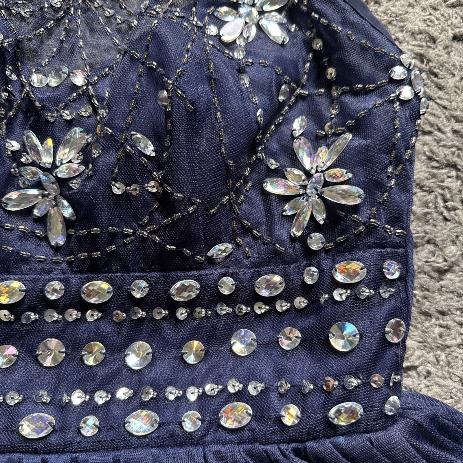 B Darlin Party TutuDress, sequins & rhinestones, Size 3/4 Holiday Prom – EUC!