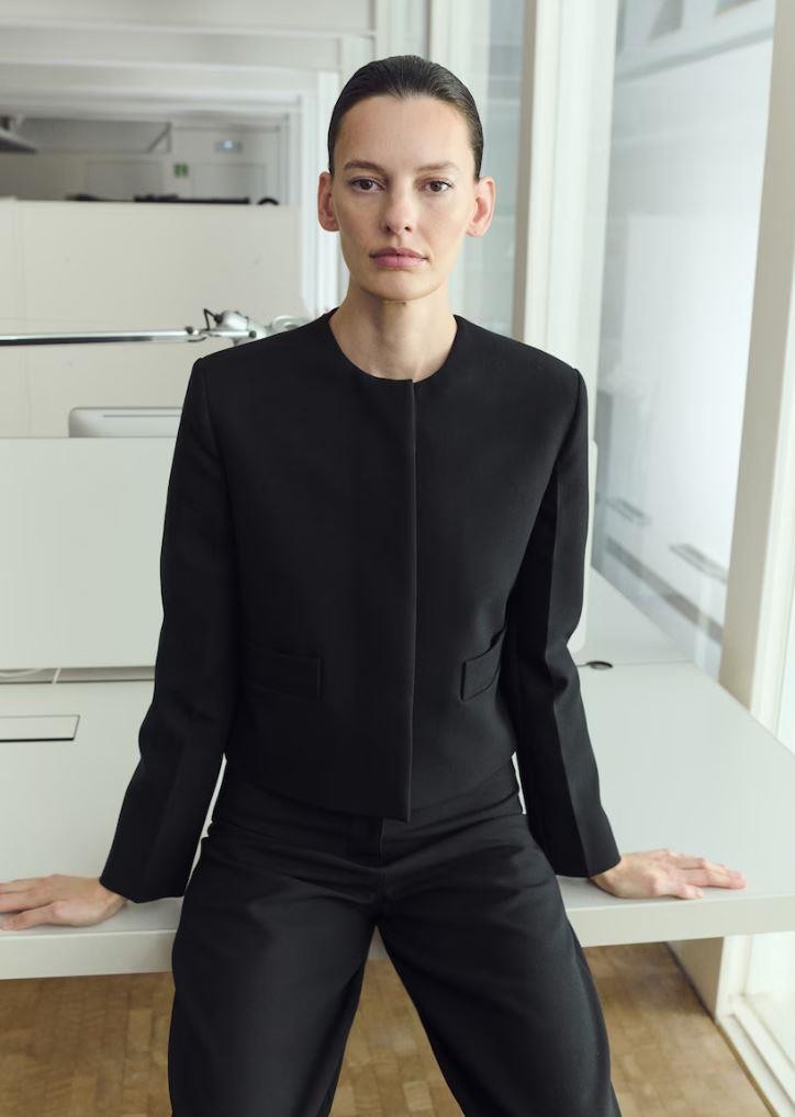 NWT mango Crop suit blazer