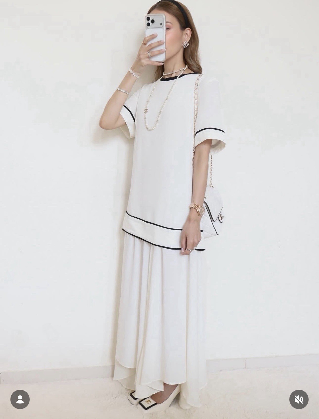 NWT H&M Layered-Look Dress S M L