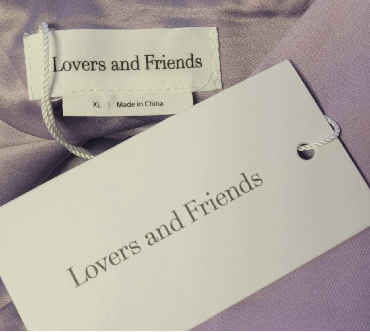 NWT! Size: XL Lovers and Friends Lazo Midi Dress in Lilac Purple