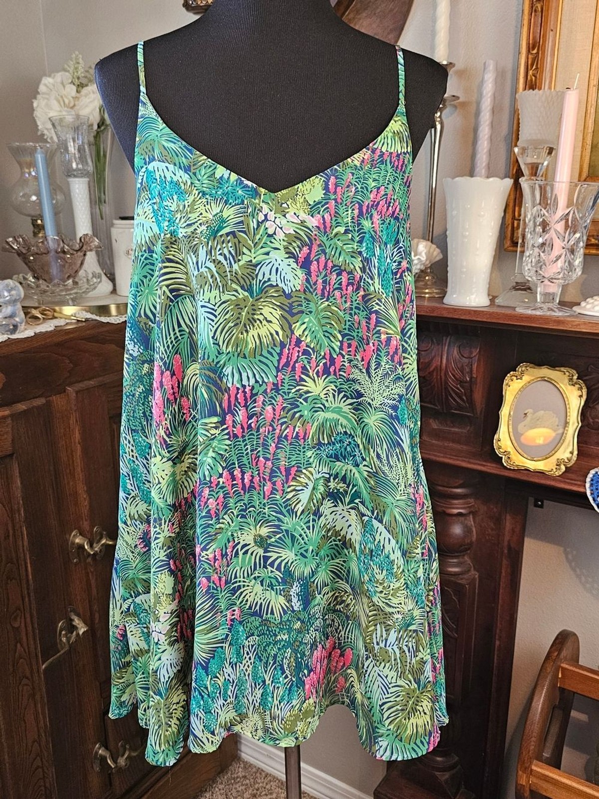 Show Me Your Mumu Circus Mini Dress Tropical Print Medium