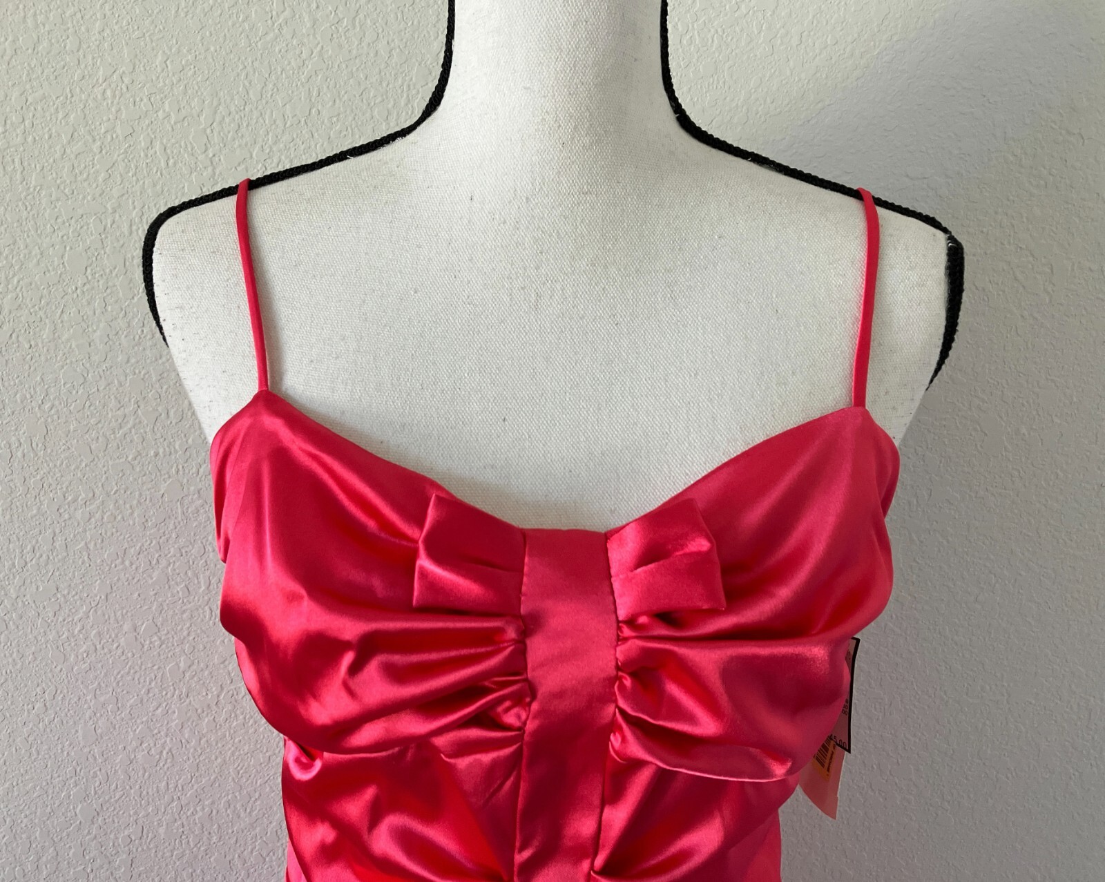 NWT Size 11/12 Bright Pink Party Dress, Size S New Years Eve Dress, Formal Satin
