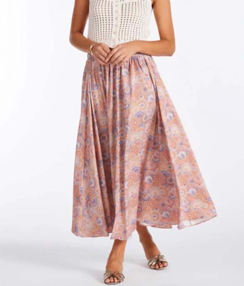 Bishop & Young Camryn Summer Mosaic Skirt XS NWT Spring Colorful