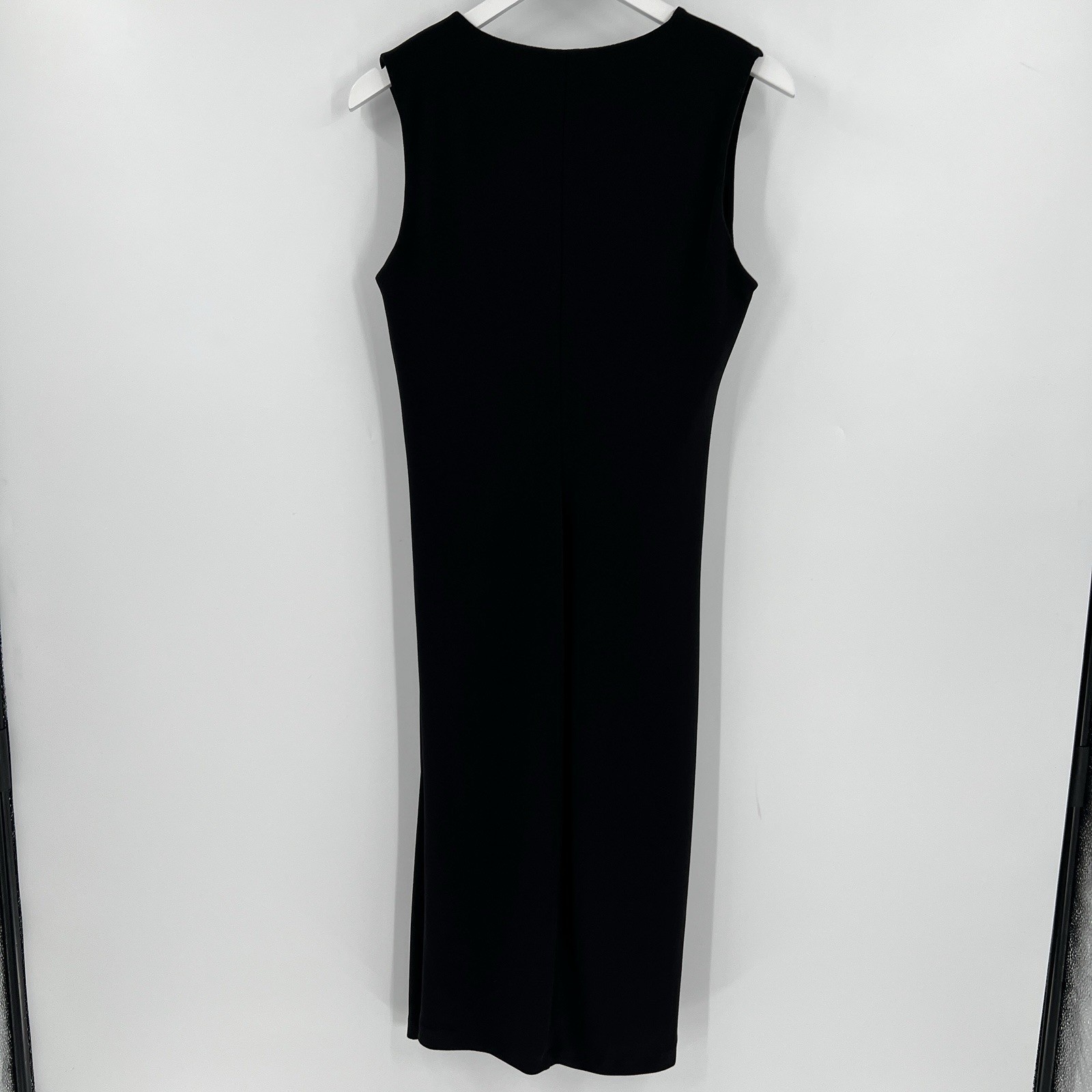 HoneyLove Size XL InnerPower Midi Shapewear Slimming Ruched Dress Black NWT