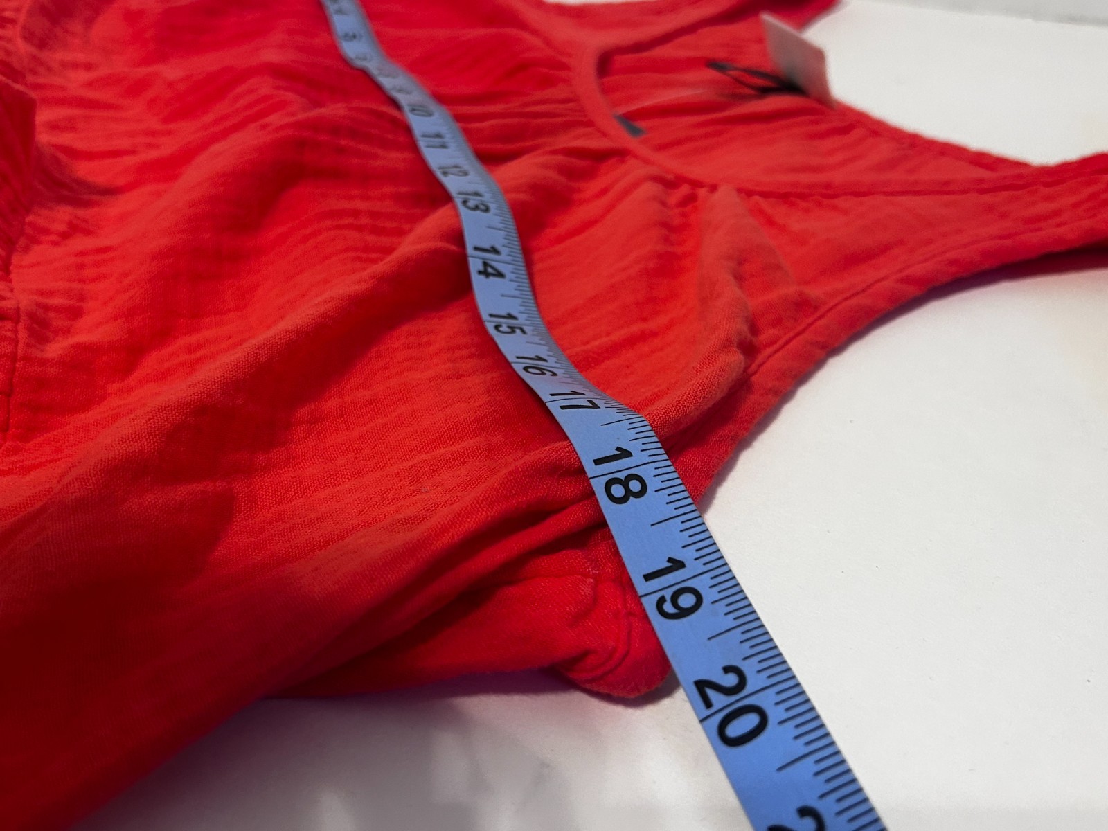 Universal Thread Sz Large Bright Coral 100% Cotton Tiered Sundress