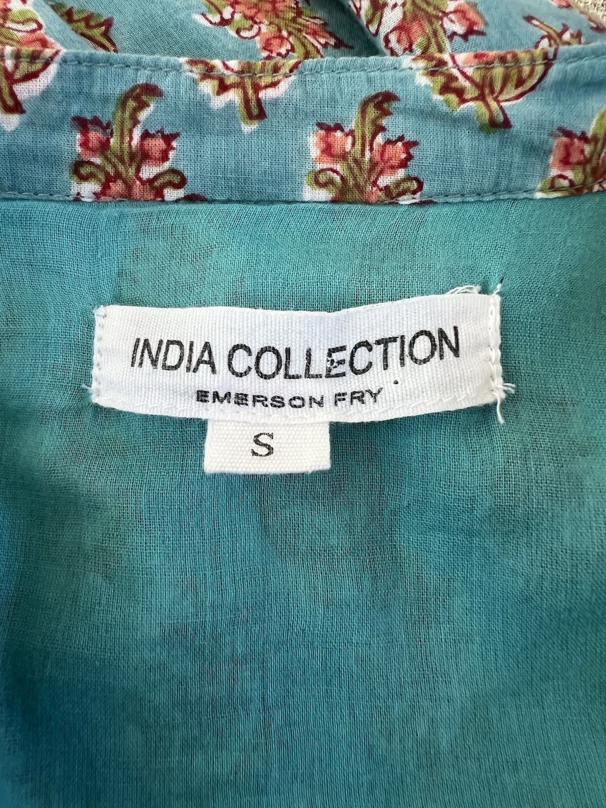 Emerson Fry India Collection Frances Maxi Dress in Tuesday Floral Sz S