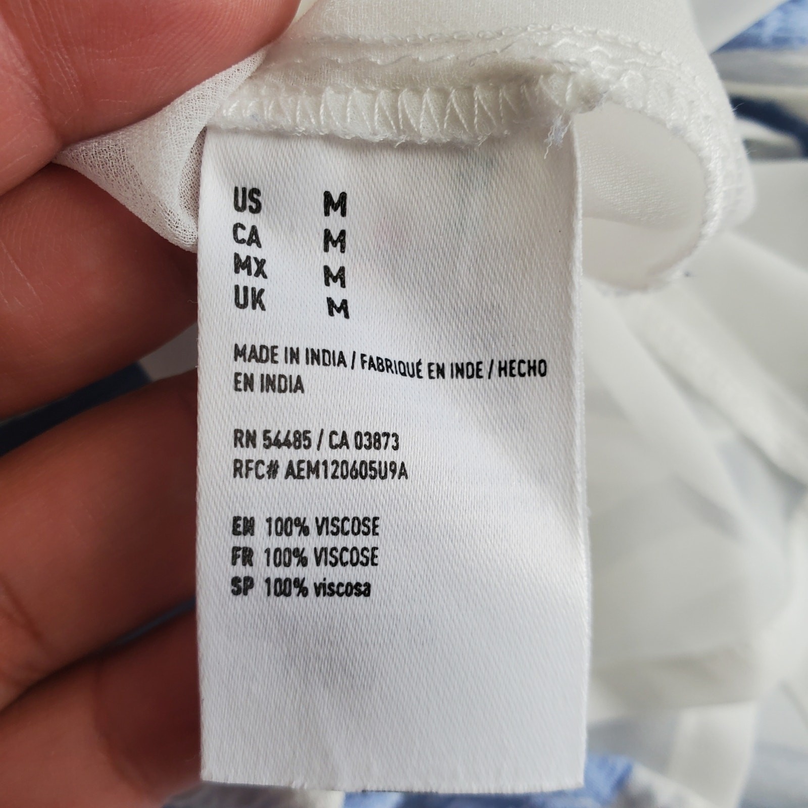 American Eagle Blue White Cabana Stripe Midi Sundress M Boho Chic Preppy Beach