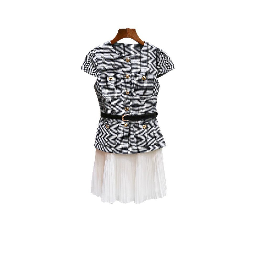 Self-Portrait Womens Summer New Pattern High Waist Dress