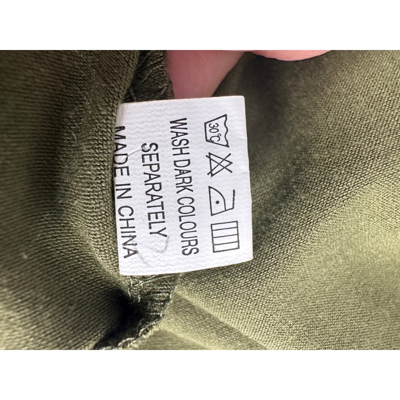 Lyrur Olive Green Button Front Spaghetti Strap Midi Dress L Breezy Summer
