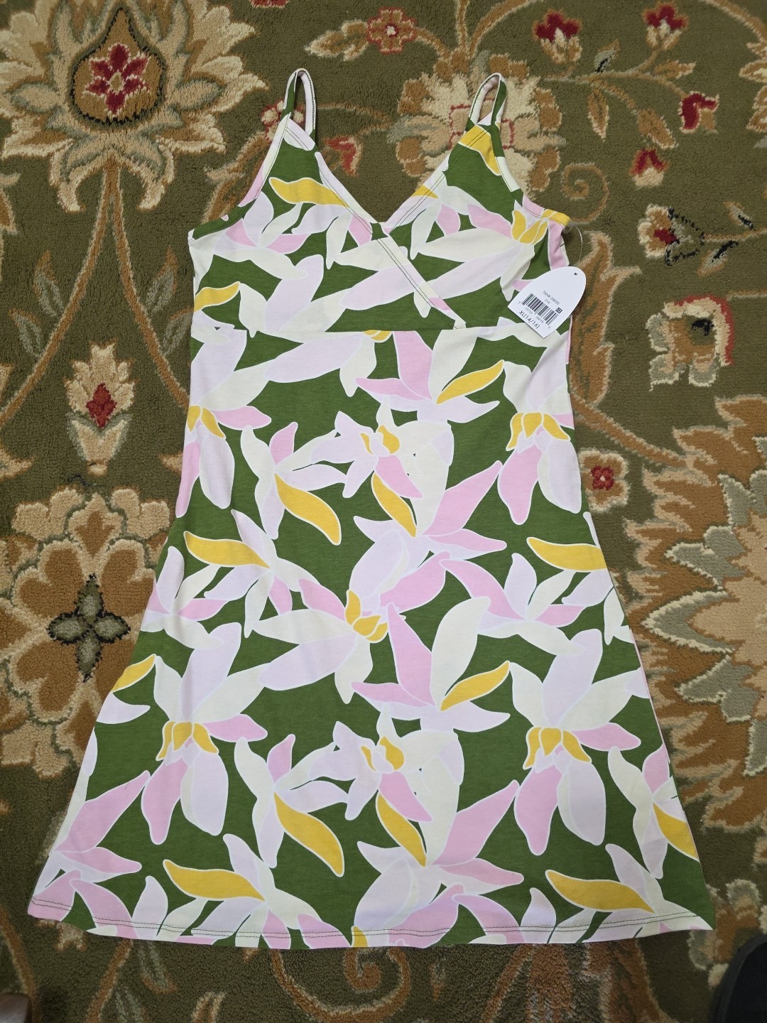 Ladies XL 14-16 Tank Type Floral Sundress